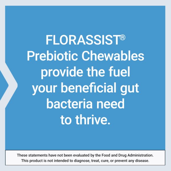 FLORASSIST Life Extension tabletas prebiótico para Digestión