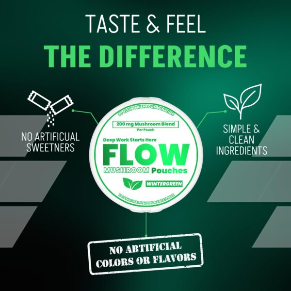 FlowPouches 20 bolsitas apoyo mental y concentración