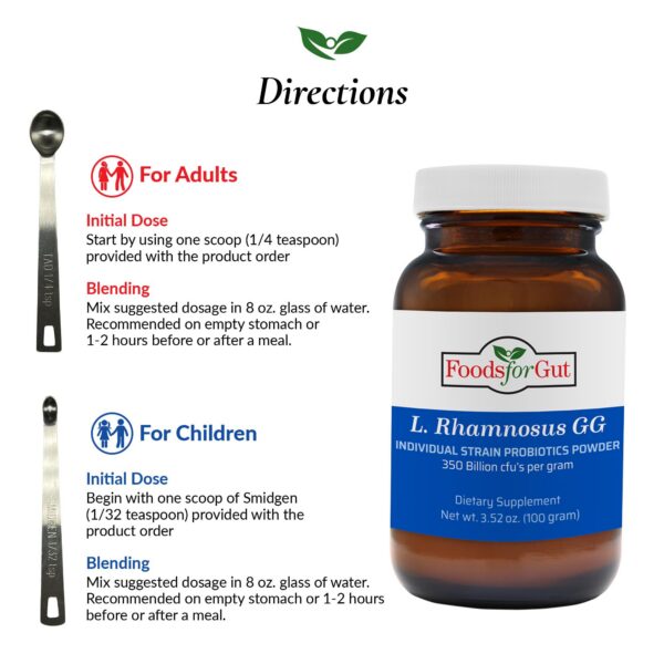 Polvo probiotic Foods For Gut en empaque transparente