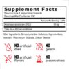 Etiqueta de nutrientes DHEA
