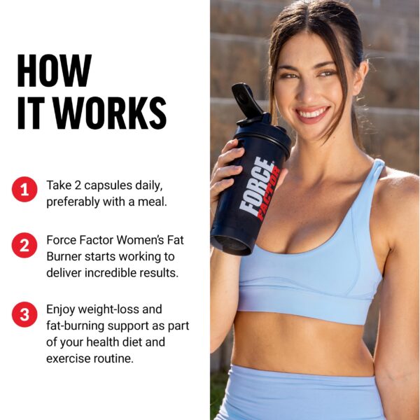 Version 1.0.0 Producto fabricado en EE. UU. Force Factor Fat Burner