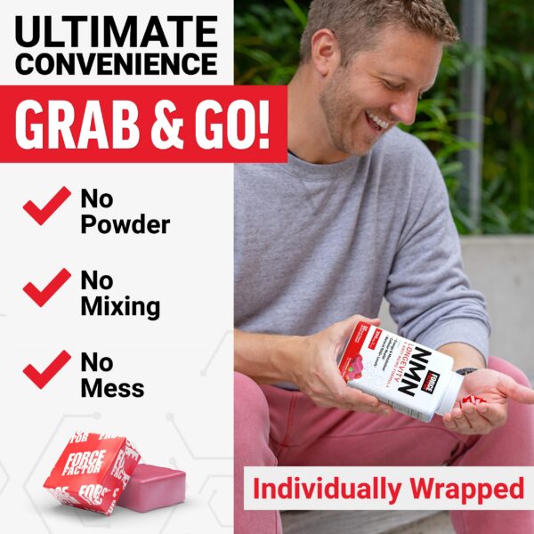 Etiqueta posterior de NMN Longevity