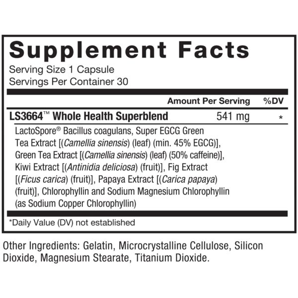 Force Factor ProbioSlim salud digestiva y control peso 30 cápsulas