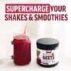 Force Factor Total Beets polvo en vaso con medida