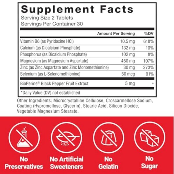 Frasco y tabletas en el empaque