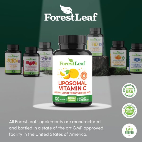ForestLeaf suplemento cápsulas vitamina c detalle
