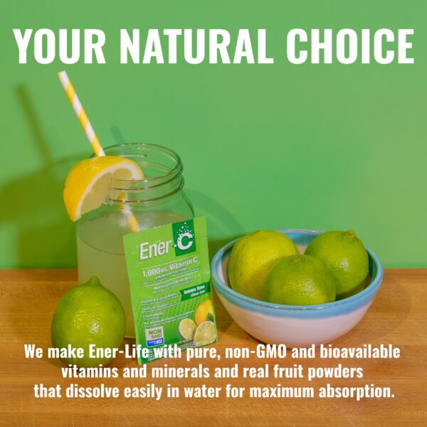 Version 1.0.0 Formato 30 paquetes mezcla vitamínica Ener-C limón lima