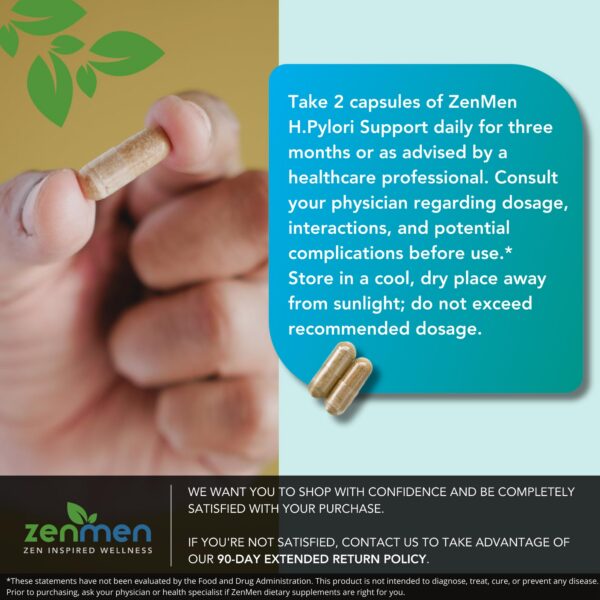 Fórmula avanzada probiótico para problemas estomacales y H Pylori