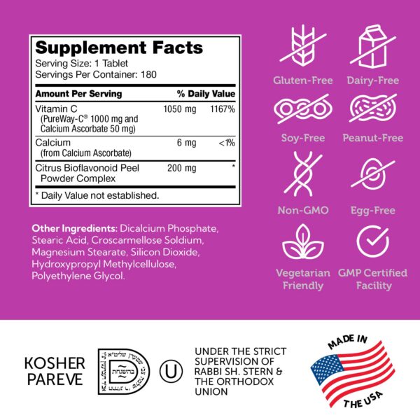 Fórmula avanzada Zahler vitamina c 1000 mg para sistema inmunológico