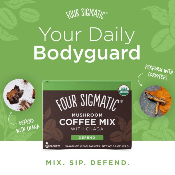 Fórmula de café Four Sigmatic con cordyceps y chaga