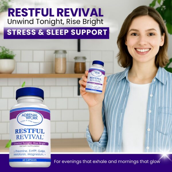 Fórmula con L-triptófano para sueño calmado y reparador