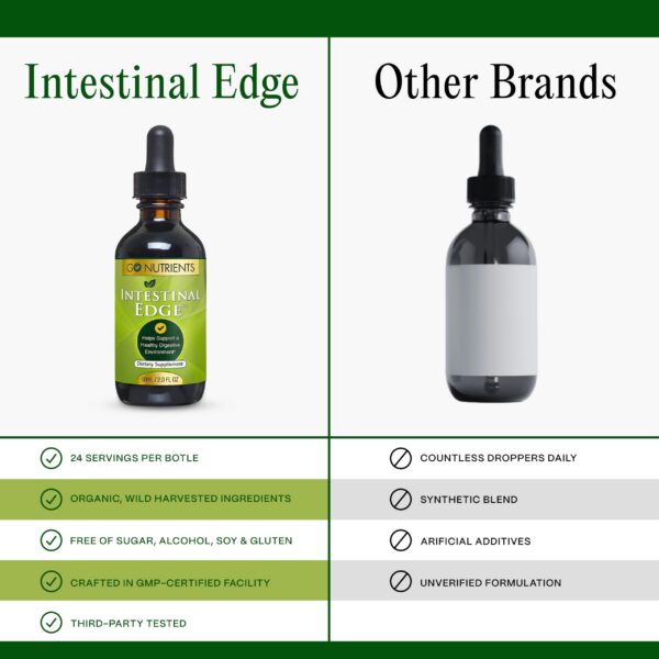 Fórmula líquida para la salud intestinal con ingredientes naturales