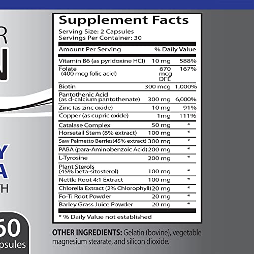 Fórmula natural para cabello gris avanzada presentación 3 botellas