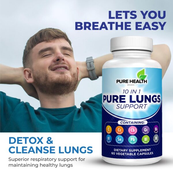 Fórmula natural Lung Detox para limpieza pulmonar