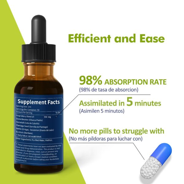 Fórmula natural y vegana para salud renal y desintoxicación