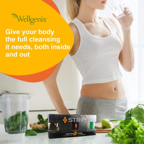 Fórmula natural Wellgenix Strip ingredientes detox