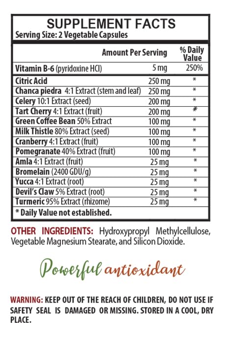 Fórmula para mantener niveles saludables de ácido úrico y bienestar