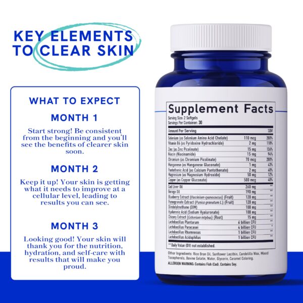 Fórmula con probióticos para salud de la piel y microbioma