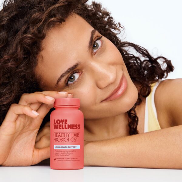 Fórmula segura eficaz para cabello Love Wellness probióticos