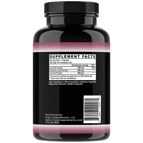 Fórmula urinaria femenina con ingredientes naturales.