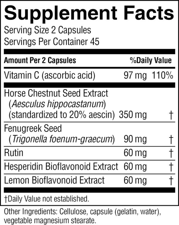 Fórmula de Vari-Gone para tonificar y nutrir las venas