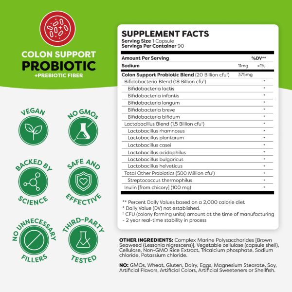 Fórmula vegana Probulin probiótico para cuidado digestivo