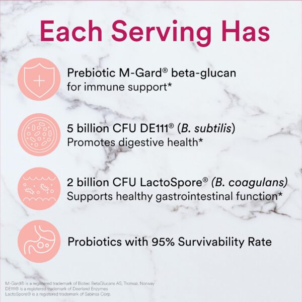 Frasco de 60 gomitas probióticas para adultos