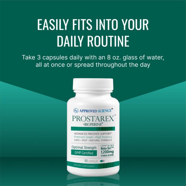 Prostarex suplemento con bioperine y zinc