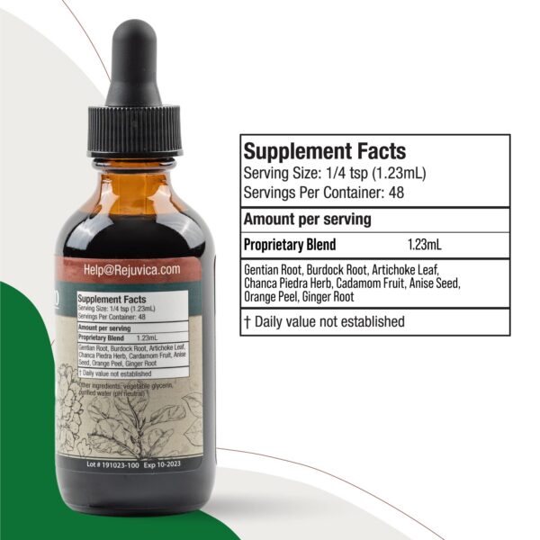 Version 1.0.0 DigestaPro Rejuvica Health etiqueta frontal