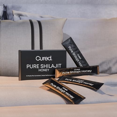 Frasco y caja de miel pura Shilajit Cured