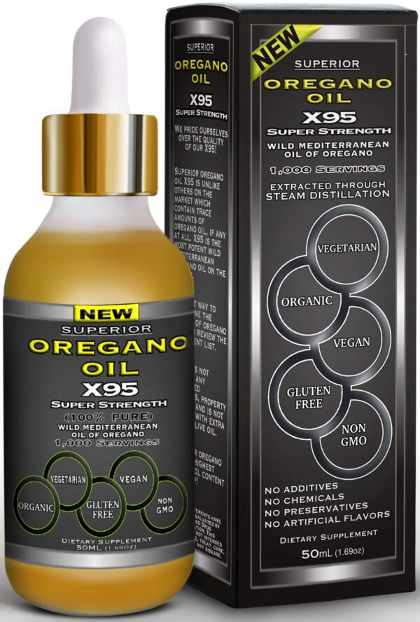 Version 1.0.0 Frasco y caja paquete minerales fulvicos y aceite oregano