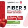 Frasco y caja polvo fibra natural TransformHQ 28 porciones