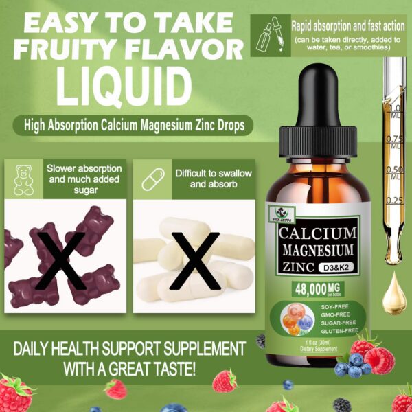 Frasco de Vita Letuo calcio magnesio zinc