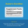 Frasco de cápsulas acetil l-carnitina