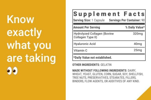 Version 1.0.0 Frasco y cápsulas en primer plano