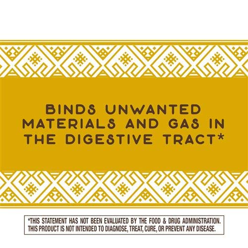 Frasco abierto con cápsulas carbón activado Nature's Way