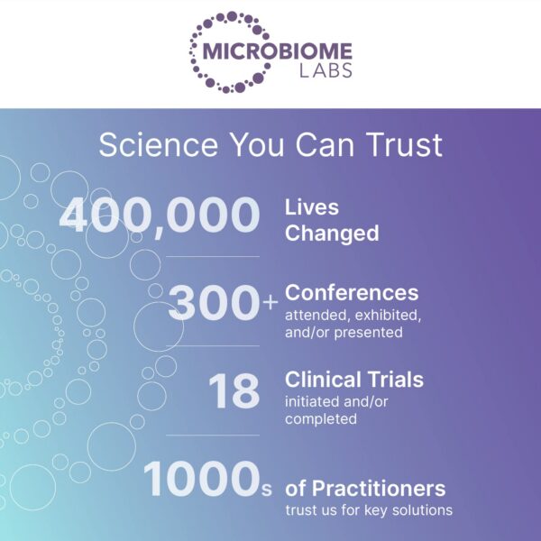 Microbiome Labs suplemento prebiótico para niños mayores de 3 años