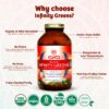 Frasco y cápsulas Infinity Greens superalimentos naturals