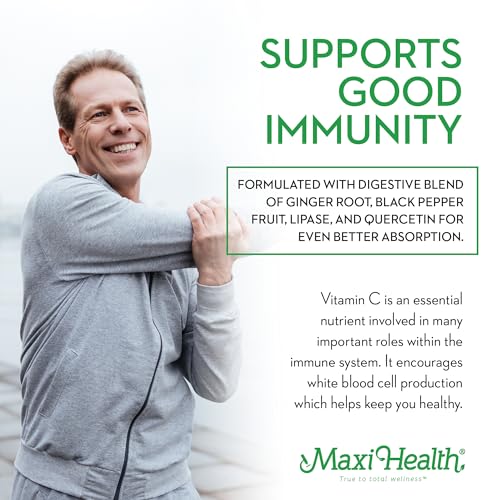 Version 1.0.0 Frasco y cápsulas liposomales Maxi Health Vitamina C