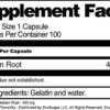 Frasco cerrado de cápsulas raíz de valeriana 450 mg TerraVita