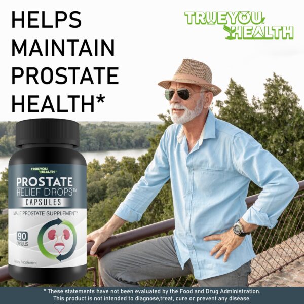 Frasco cerrado de cápsulas para salud masculina prostática