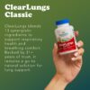 Version 1.0.0 Frasco ClearLungs suplemento herbal para salud pulmonar nasal