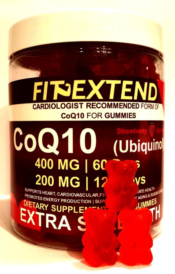 Frasco completo con etiqueta CoQ10