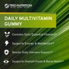 Frasco detalle gomitas TRIO NUTRITION multivitamínico
