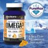 Frasco detalles Omega 3 Doctors Nutra 90 softgels