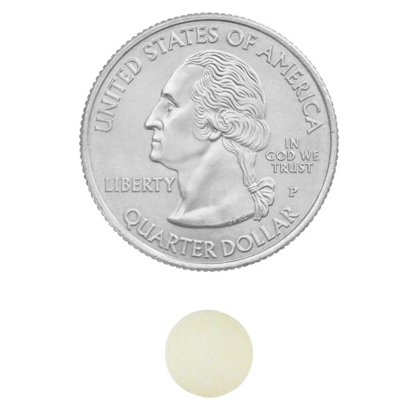 Frasco con etiqueta de verificación de calidad