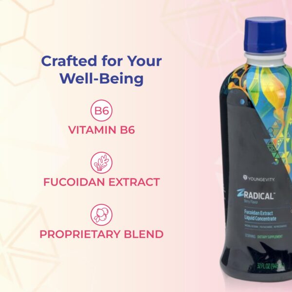 Version 1.0.0 Frasco con etiqueta ZRadical Fucoidan