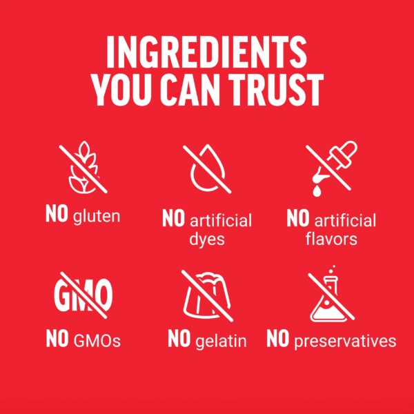 Frasco Force Factor con etiqueta en fondo blanco