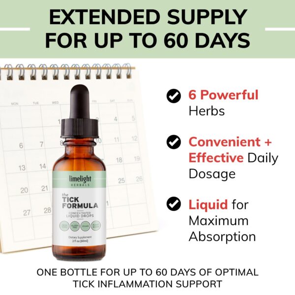 Frasco fórmula Tick con extractos de alta calidad y pureza