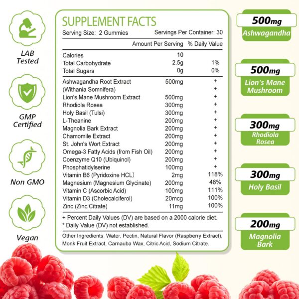 Frasco gominolas cortisol 16-en-1 Zetelixia mujeres